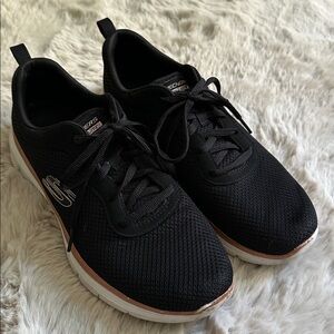 Skechers Black Athletic Shoes